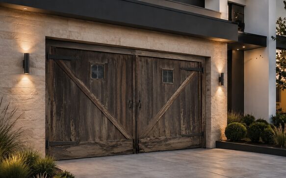 Before: Garage Door Replacement